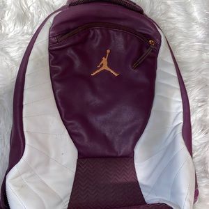 purple jordan backpack